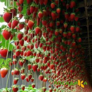 Клубника ампельная Анастасия купить по цене от 370р. в интернет-магазине «Посадика» с доставкой почтой в в Сураже и по всей России – [изображение №1].